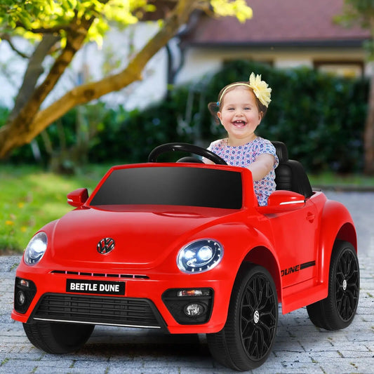 Classic Volkswagen Ride-On Car for Kids – Retro Edition