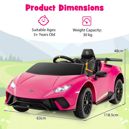 Lamborghini-Style Kids Pink Supercar – Ultimate Performance Ride