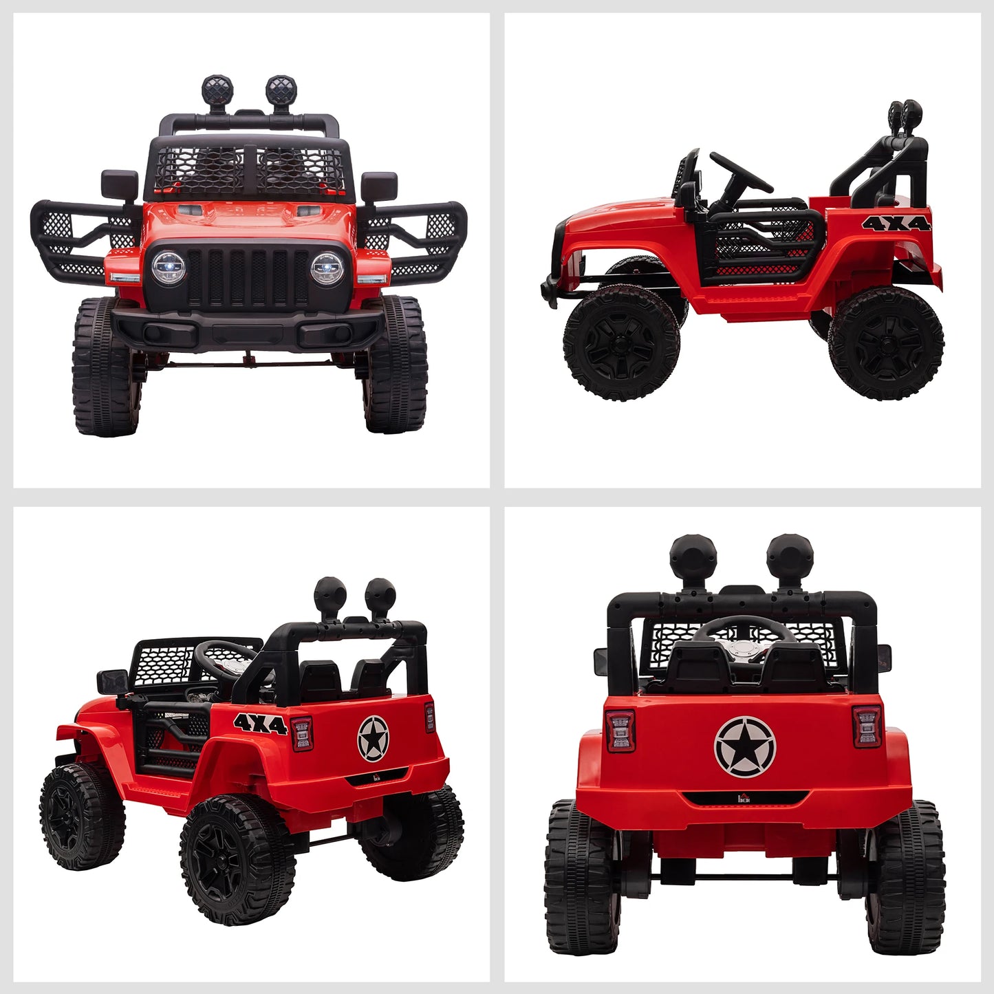 Children’s Electric Jeep Wrangler-Style Ride – Outdoor Explorer Edition