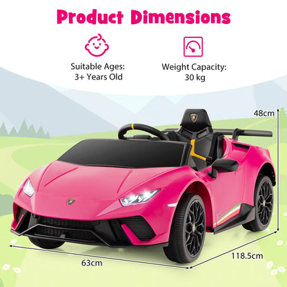 Lamborghini-Style Kids Pink Supercar – Ultimate Performance Ride