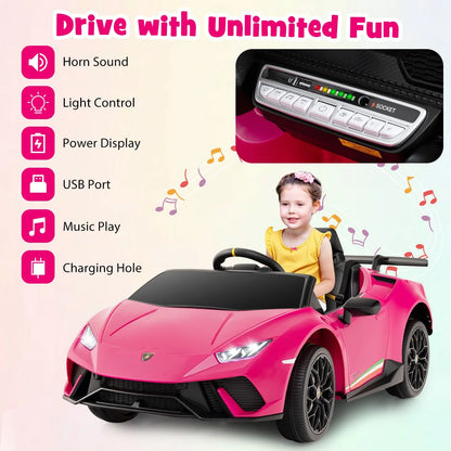 Lamborghini-Style Kids Pink Supercar – Ultimate Performance Ride