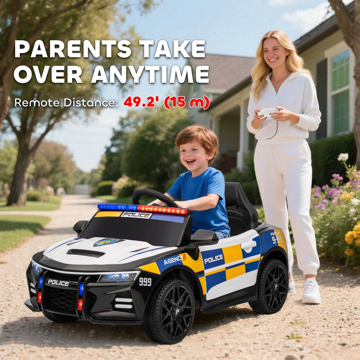 Police Patrol Kids Electric Car – Exclusive Edition
