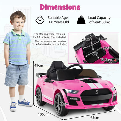 Mustang GT Children’s Electric Sports Car – High-Power Edition